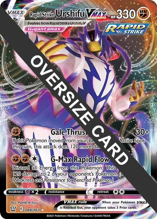 Rapid Strike Urshifu VMAX - 088/163 card art