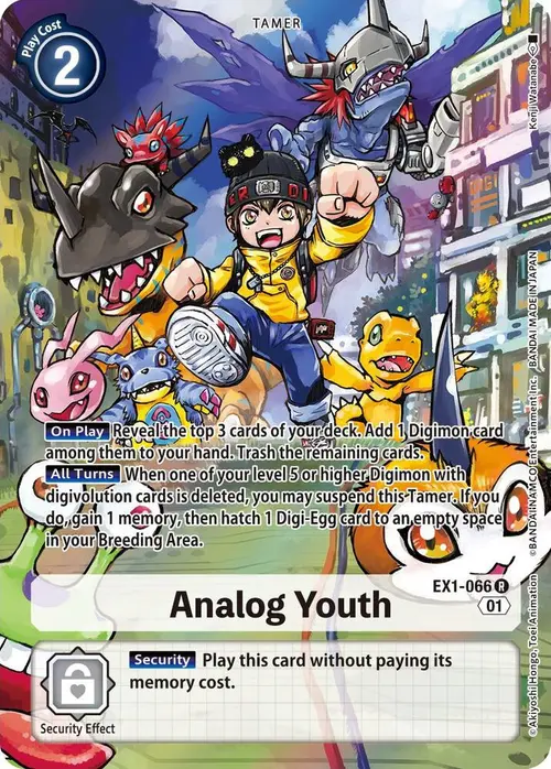Analog Youth (Alternate Art) card art