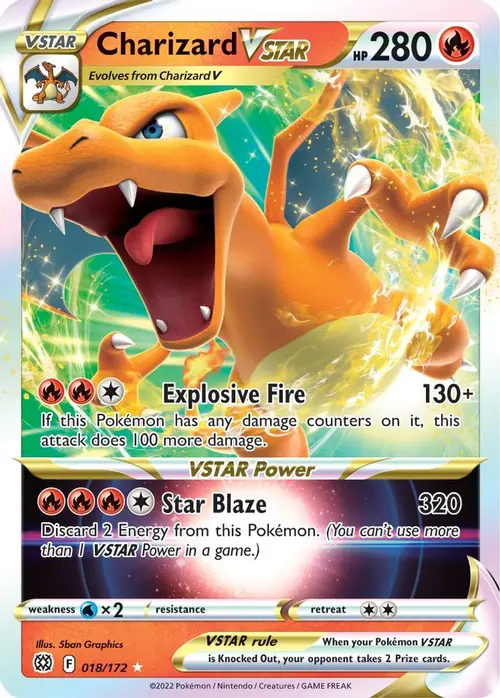Charizard VSTAR card art