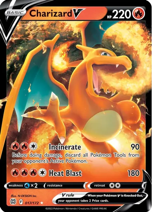Charizard V card art