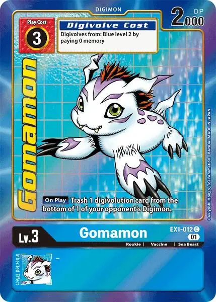 Gomamon (Alternate Art) card art