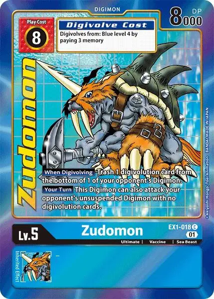 Zudomon (Alternate Art) card art