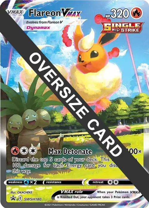 Flareon VMAX - SWSH180 card art