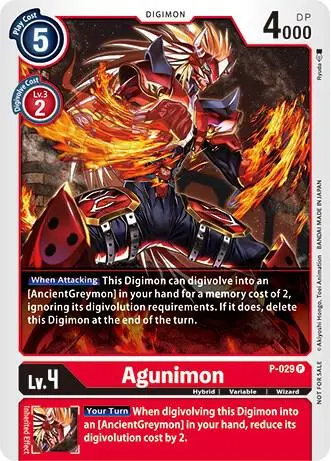 Agunimon - P-029 card art