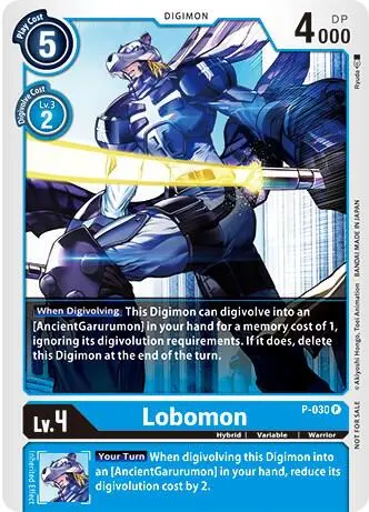 Lobomon - P-030 card art