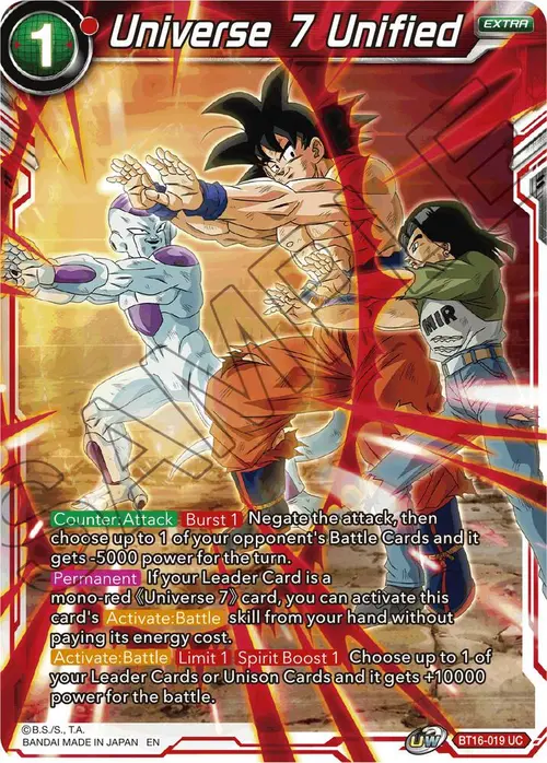 Universe 7 Unified card art