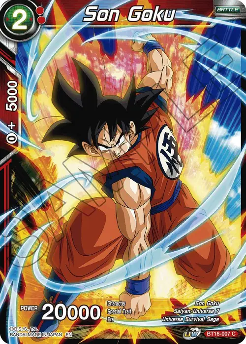Son Goku card art