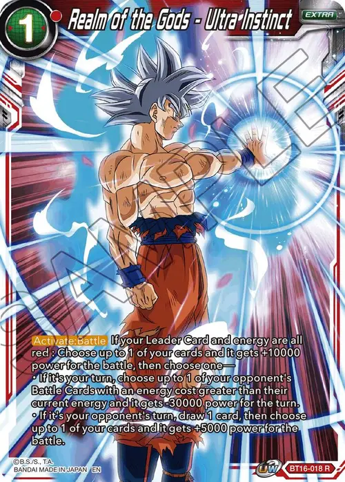 Realm of the Gods - Ultra Instinct card art