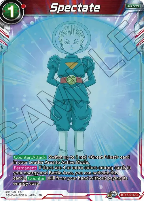 Spectate card art