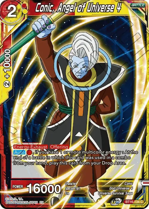 Conic, Angel of Universe 4 card art
