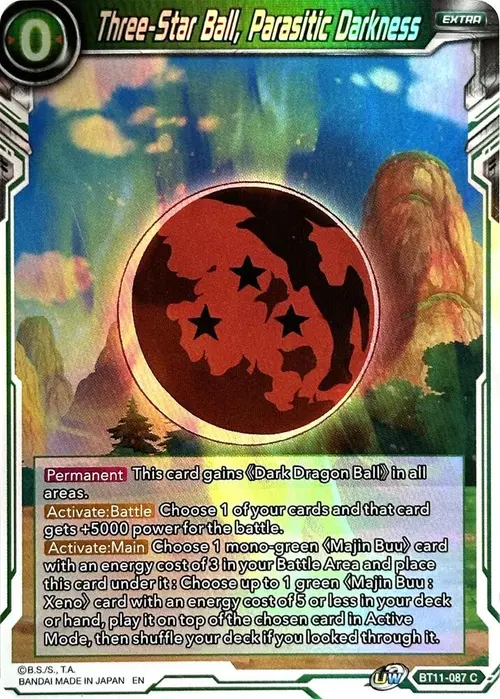 Three-Star Ball, Parasitic Darkness card art