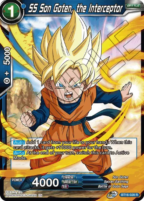 SS Son Goten, the Interceptor card art