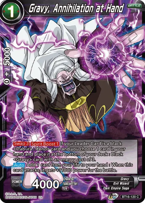 Gravy, Annihilation at Hand card art