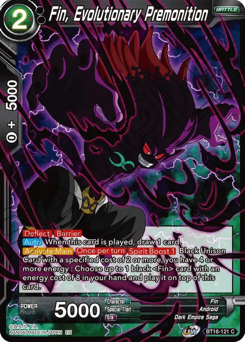 Fin, Evolutionary Premonition card art