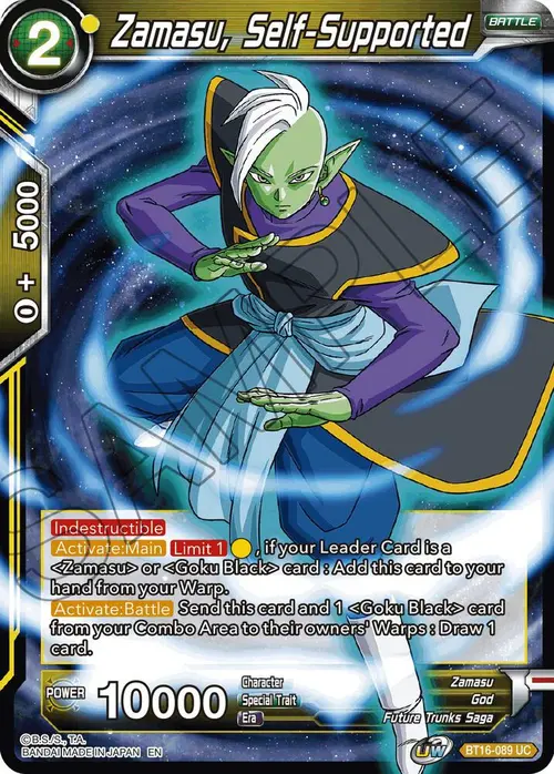 Zamasu, Self-Supported card art