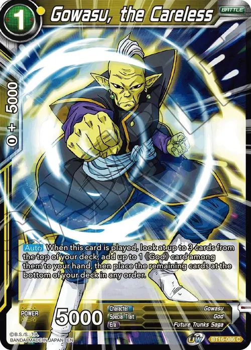 Gowasu, the Careless card art