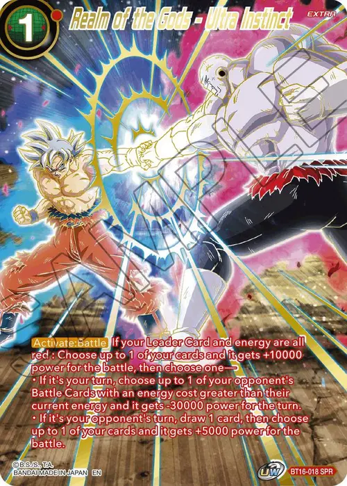 Realm of the Gods - Ultra Instinct (SPR) card art