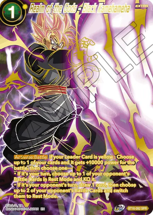 Realm of the Gods - Black Kamehameha (SPR) card art