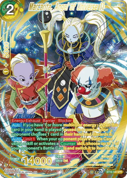 Marcarita, Angel of Universe 11 (SPR) card art