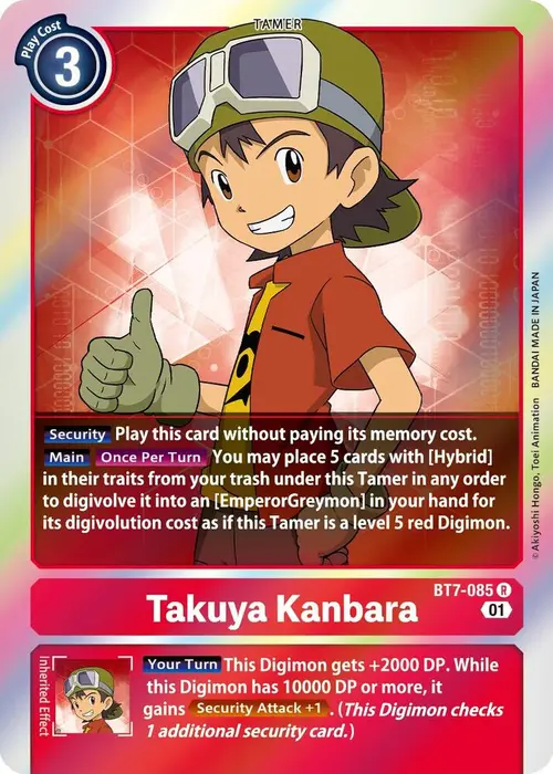 Takuya Kanbara card art
