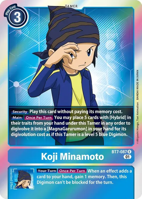 Koji Minamoto card art