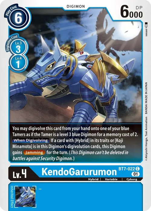 KendoGarurumon card art