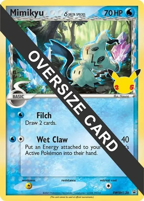 Mimikyu (Delta Species) - SWSH136 card art