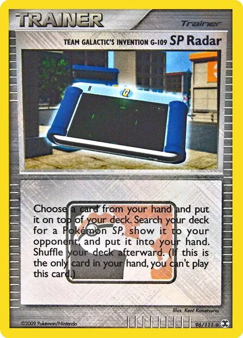 Team Galactic's Invention G-109 SP Radar - 96/111 (League Promo) card art