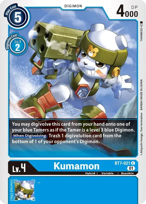 Kumamon card art