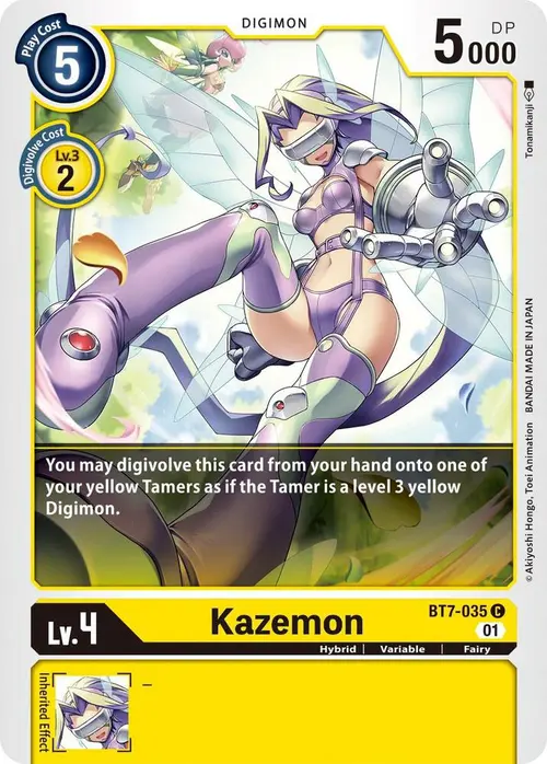 Kazemon card art