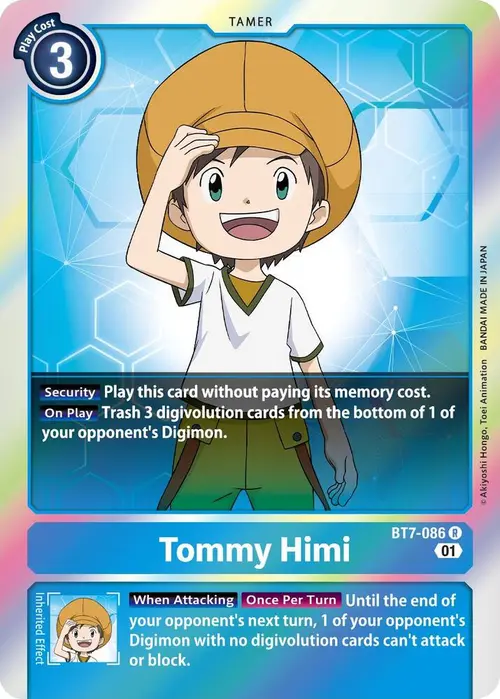Tommy Himi card art