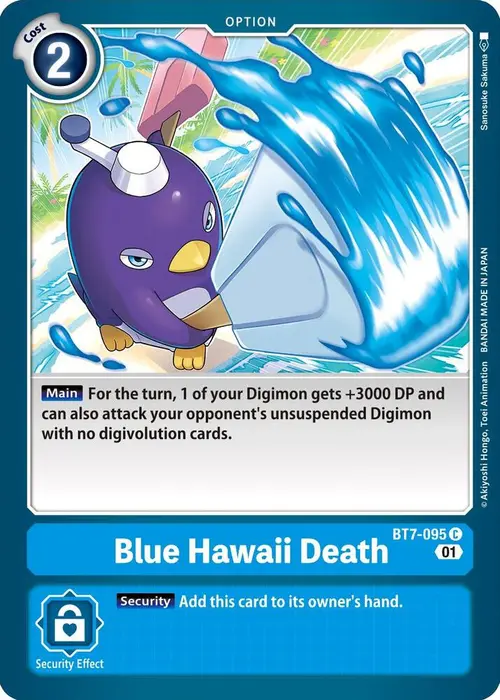 Blue Hawaii Death card art