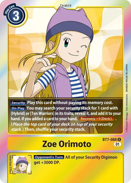 Zoe Orimoto card art