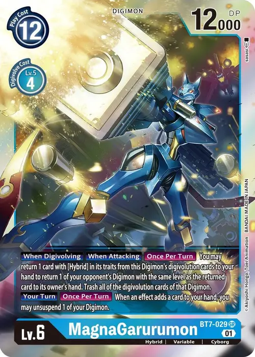 MagnaGarurumon card art
