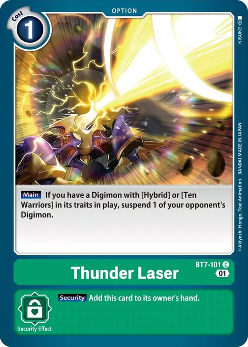 Thunder Laser card art