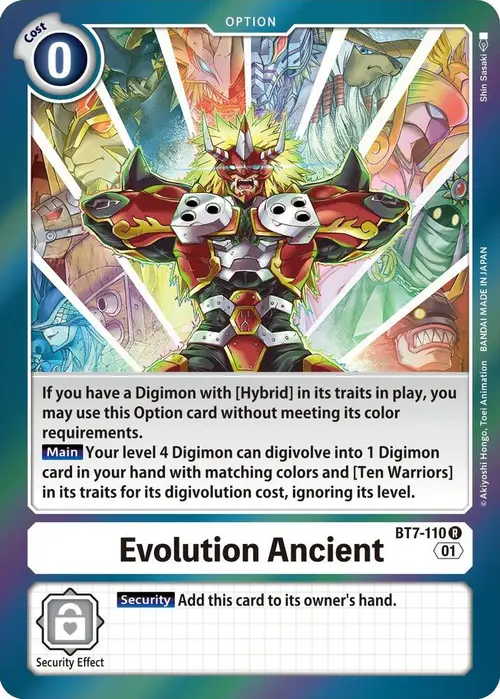 Evolution Ancient card art