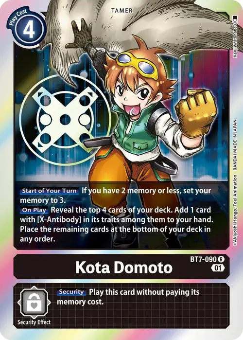Kota Domoto card art
