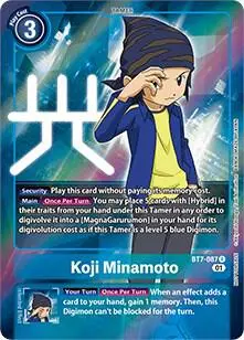 Koji Minamoto (Box Topper) card art