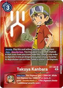 Takuya Kanbara (Box Topper) card art