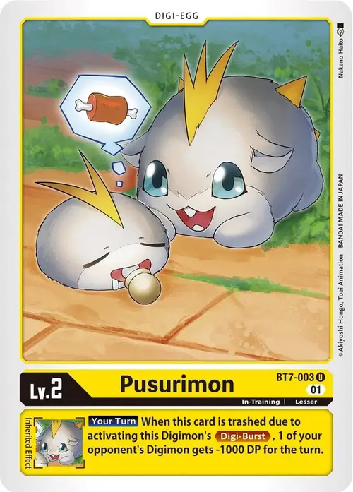 Pusurimon card art