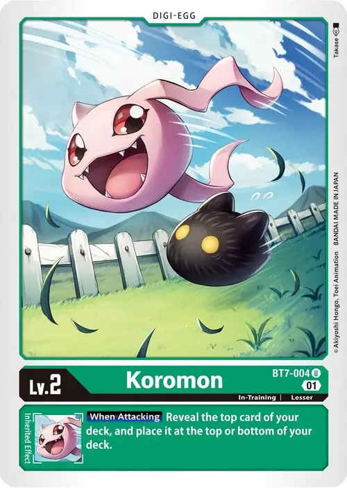 Koromon card art