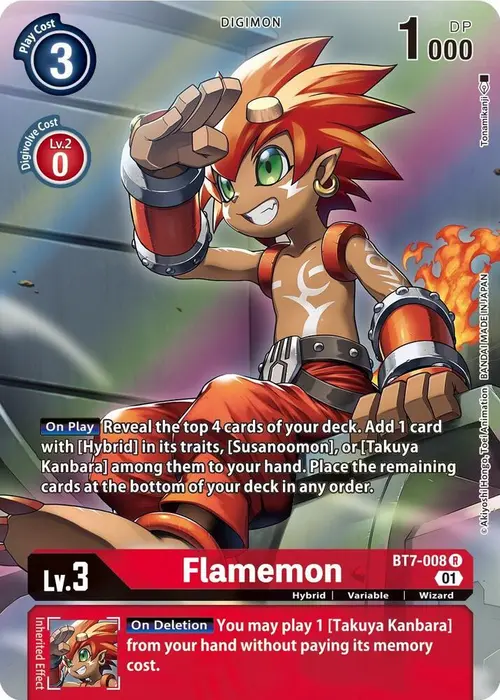 Flamemon (Alternate Art) card art