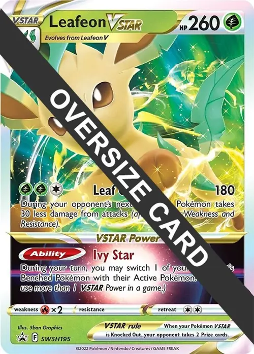 Leafeon VSTAR - SWSH195 card art