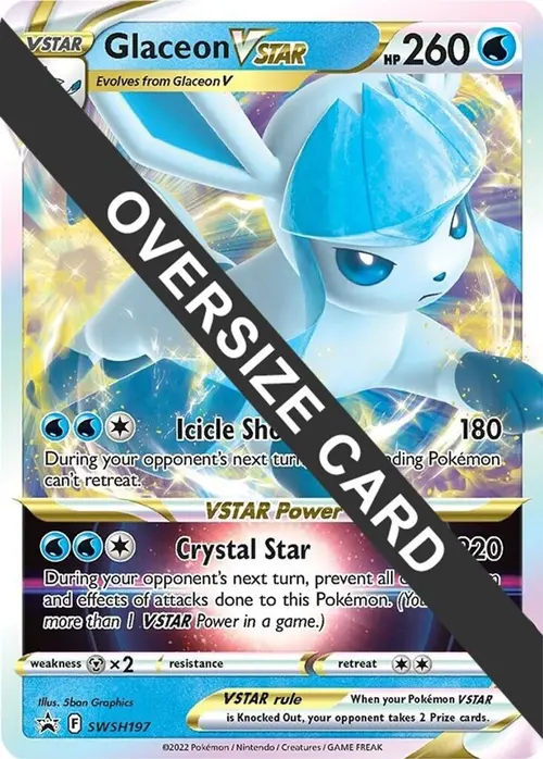 Glaceon VSTAR - SWSH197 card art