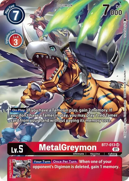 MetalGreymon (Alternate Art) card art