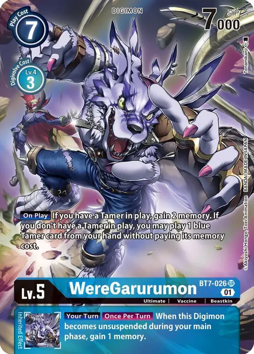 WereGarurumon (Alternate Art) card art
