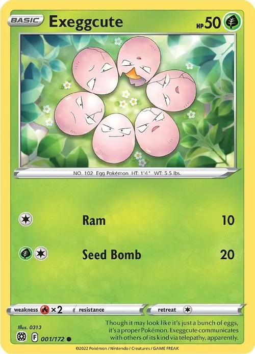 Exeggcute card art
