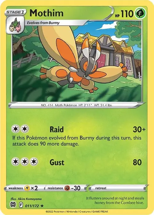 Mothim card art
