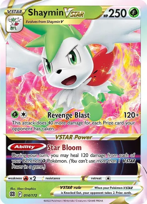 Shaymin VSTAR card art