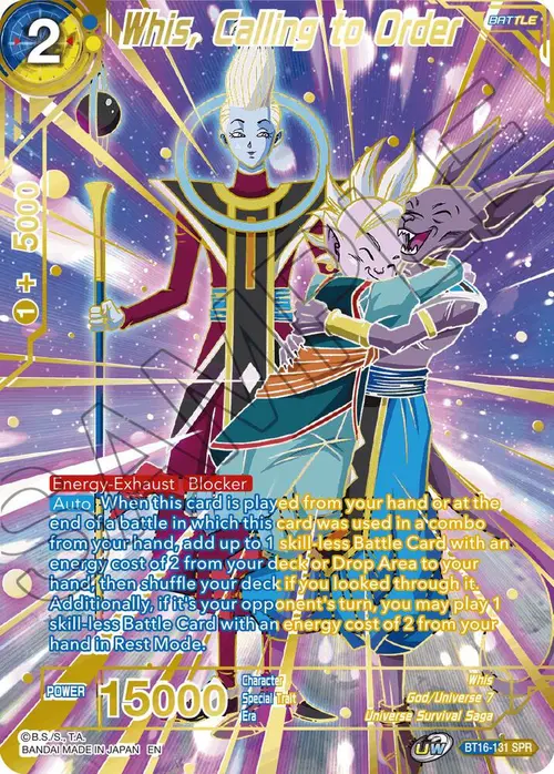 Whis, Calling to Order (SPR) card art